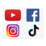 Icone ENGAJAMENTO INSTA, YOU TUBE, TIK TOK