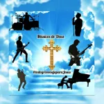 Icone Musicos de Deus