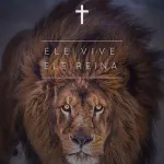 Icone Cristo vive e Reina para sempre