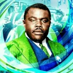 Icone Marcus Garvey em foco