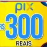 Icone Rifa prêmio de 300 reais.