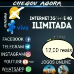 Icone INTERNET MÓVEL ILIMITADA
