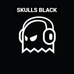 Icone SKULLS BLACK BATE PAPO