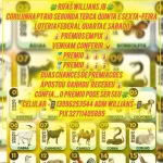 Imagem do grupo Willians JB palpites e rifas... Sejam bem vindos