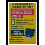 Icone Trabalhe apenas com formularios