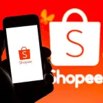 Foto do grupo Shopee em movimento